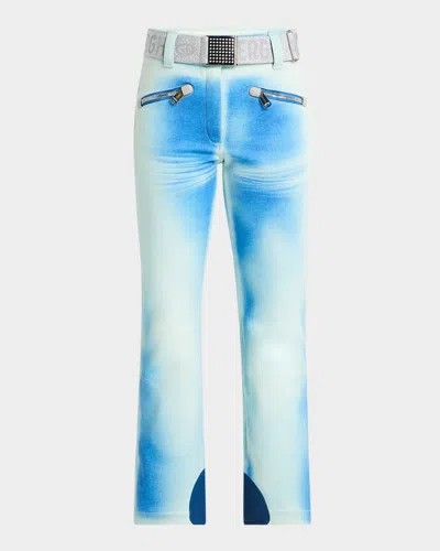 Goldbergh Blanchi Denim Printed Water-resistant Ski Pants