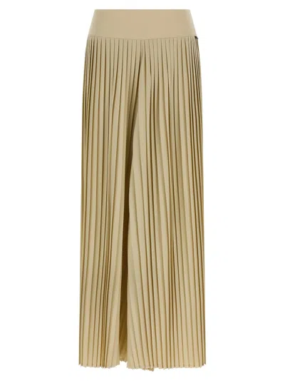 Goldbergh Blissia Pleated Performance Trousers In Neutral