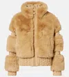 Goldbergh Braided Jacket In Brown