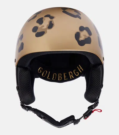 Goldbergh Brave Printed Ski Helmet In Gold