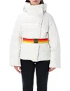 Goldbergh Bufera Belted Ski Jacket In Gray