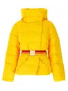 Goldbergh Bufera Down Jacket In Yellow