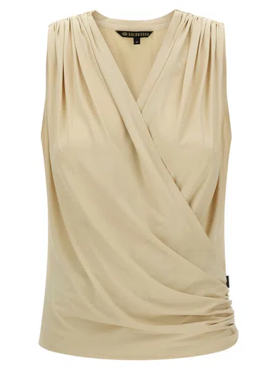 Goldbergh 'calipso' Top - 'active' Line In Beige