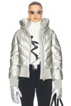 Goldbergh Caro Down Ski Jacket In Silver