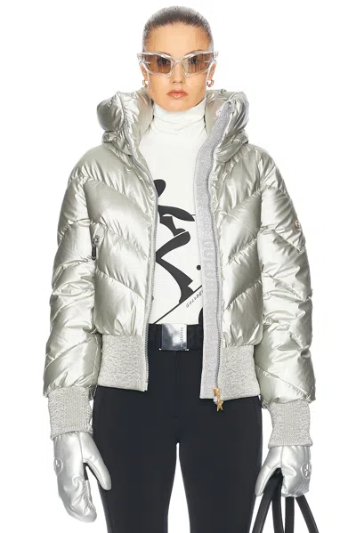 Goldbergh Caro Down Ski Jacket In Silver