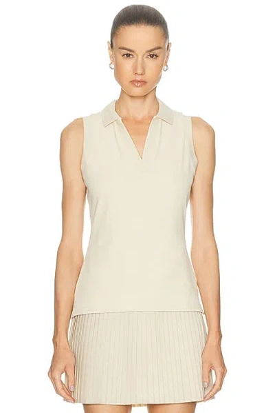 Goldbergh Caroline Polo Top In Gold