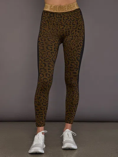 Goldbergh Celeste Baselayer Pant In Animal Print