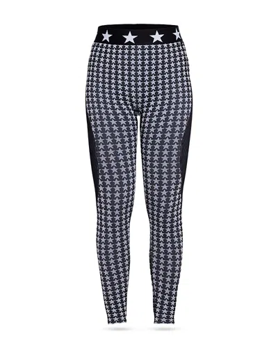 Goldbergh Celeste Baselayer Pants In Black/white