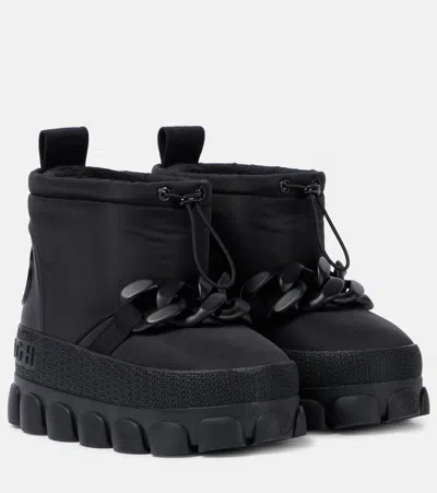 Goldbergh Champy Chain-detail Snow Boots In Black