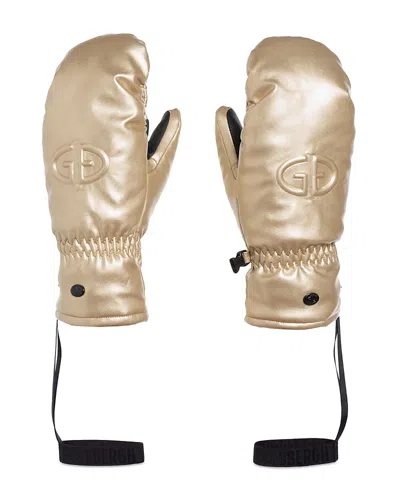 Goldbergh Charmer Mittens In Gold