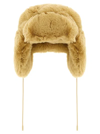 Goldbergh Cher Fluffy Aviator Hat In Brown