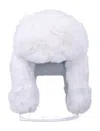 Goldbergh Goldberg Cher Fluffy Aviator Hat In White