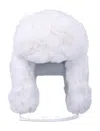 Goldbergh Goldberg Cher Fluffy Aviator Hat In White