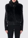 Goldbergh Dahlia Reversible Faux Fur Bodywarmer In Black