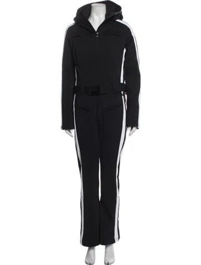 Pre-owned Goldbergh Colorblock Pattern Crew Neck Ski Suit In Blue