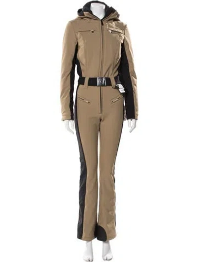 Pre-owned Goldbergh Colorblock Pattern Ski Suit W/ Tags In Neutral