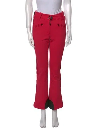 Pre-owned Goldbergh Colorblock Pattern Wide Leg Pants In Pink