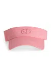 Goldbergh Cotton Logo Match Visor In Pink