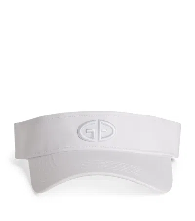 Goldbergh Cotton Logo Match Visor In White