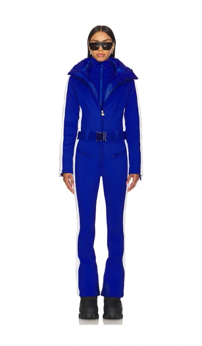 Goldbergh Coureur Softshell Ski Suit In 眩目蓝