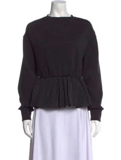 Pre-owned Goldbergh Crew Neck Long Sleeve Sweatshirt In Black