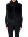 Goldbergh Dahlia Reversible Faux Fur Bodywarmer In Black