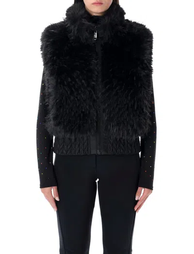 GOLDBERGH GOLDBERGH DAHLIA REVERSIBLE FAUX FUR BODYWARMER