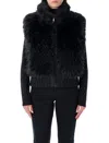 Goldbergh Dahlia Reversible Faux Fur Bodywarmer In Black