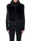 Goldbergh Dahlia Reversible Faux Fur Bodywarmer In Black