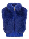 Goldbergh Dahlia Reversible Gilet In Blue