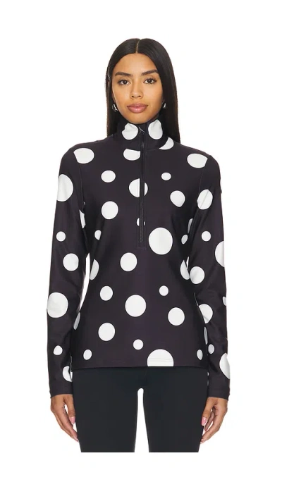 Goldbergh Dottie Dots Ski Pully In Dot Black