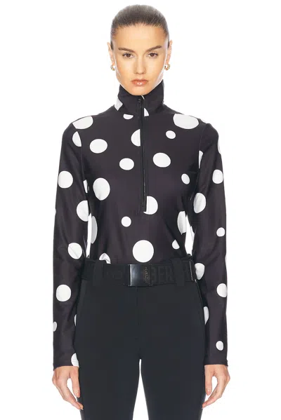 Goldbergh Dottie Ski Pully In Dot Black