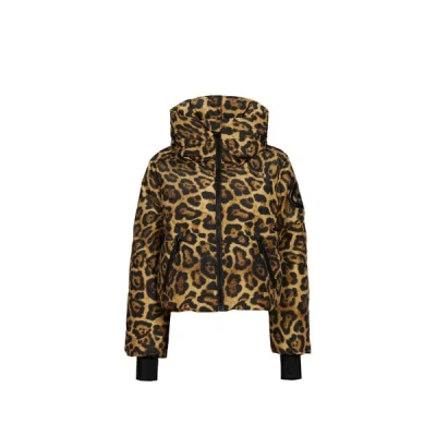 Goldbergh Doudoune À Capuche Amovible Imprimée In Multi