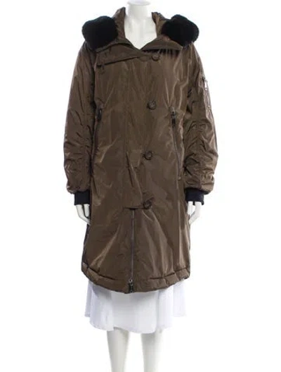 Pre-owned Goldbergh Down Coat In Brown
