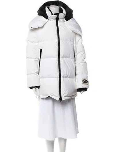 Pre-owned Goldbergh Down Coat In White