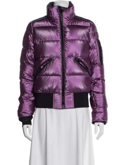 Pre-owned Goldbergh Down Jacket In Purple