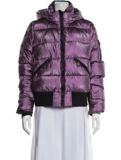 Pre-owned Goldbergh Down Jacket In Purple