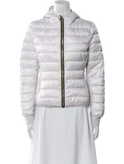 Pre-owned Goldbergh Down Jacket In White
