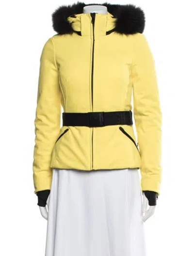 Pre-owned Goldbergh Down Jacket In Yellow