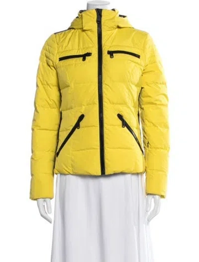 Pre-owned Goldbergh Down Jacket In Yellow
