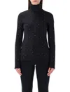 Goldbergh Spark Crystal-embellished Base Layer Ski Top In Black
