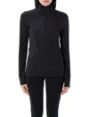 Goldbergh Eclaire Ski Top Crystal In Black Multi Crystal