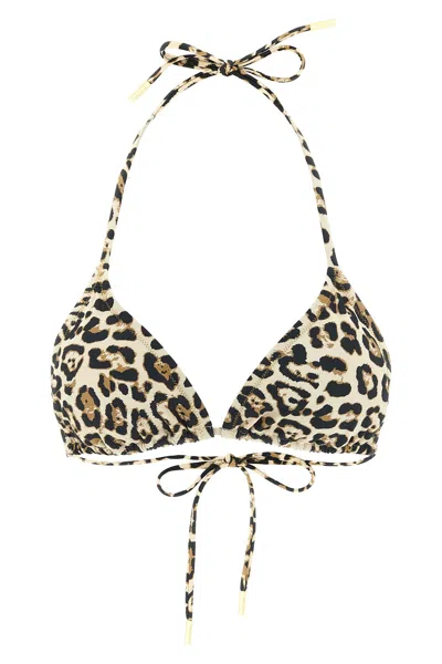 Goldbergh Elixer Leopard-print Triangle Bikini Top In Animal Print