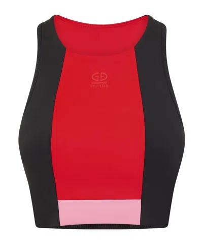 Goldbergh Facade Sports Bra In Multi