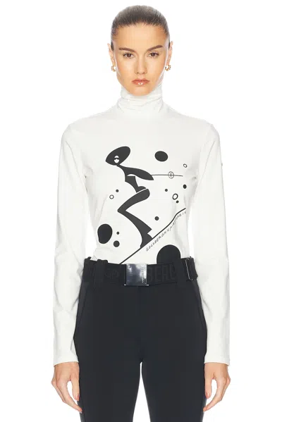 Goldbergh Fatale Long Sleeve T-shirt In Cream