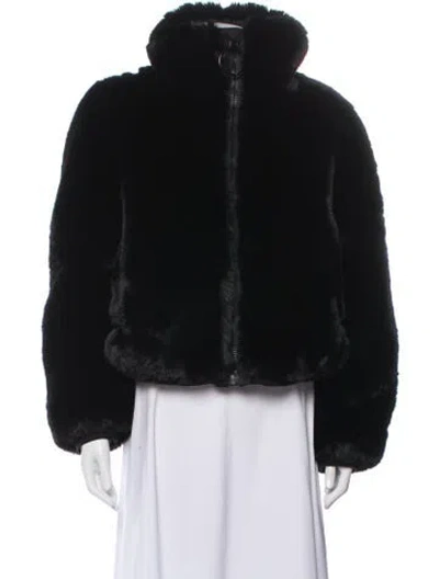 Pre-owned Goldbergh Faux Fur Jacket In Black