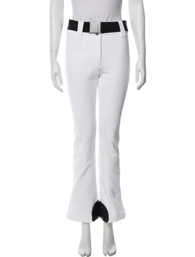 Pre-owned Goldbergh Flared Pants In White