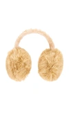 Goldbergh Fluffy Earwarmers In Brown