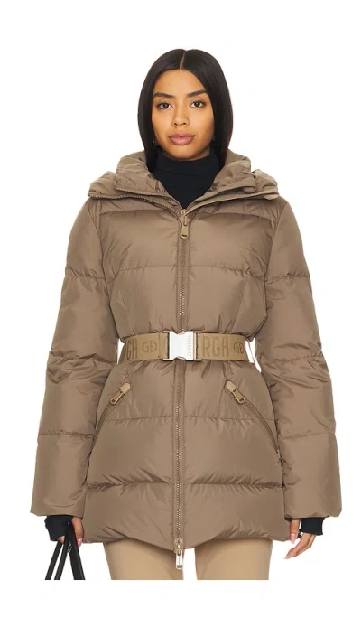 Goldbergh Fort Puffer Jacket In Marmottes