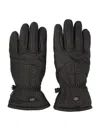 Goldbergh Freeze Leather Gloves In Black